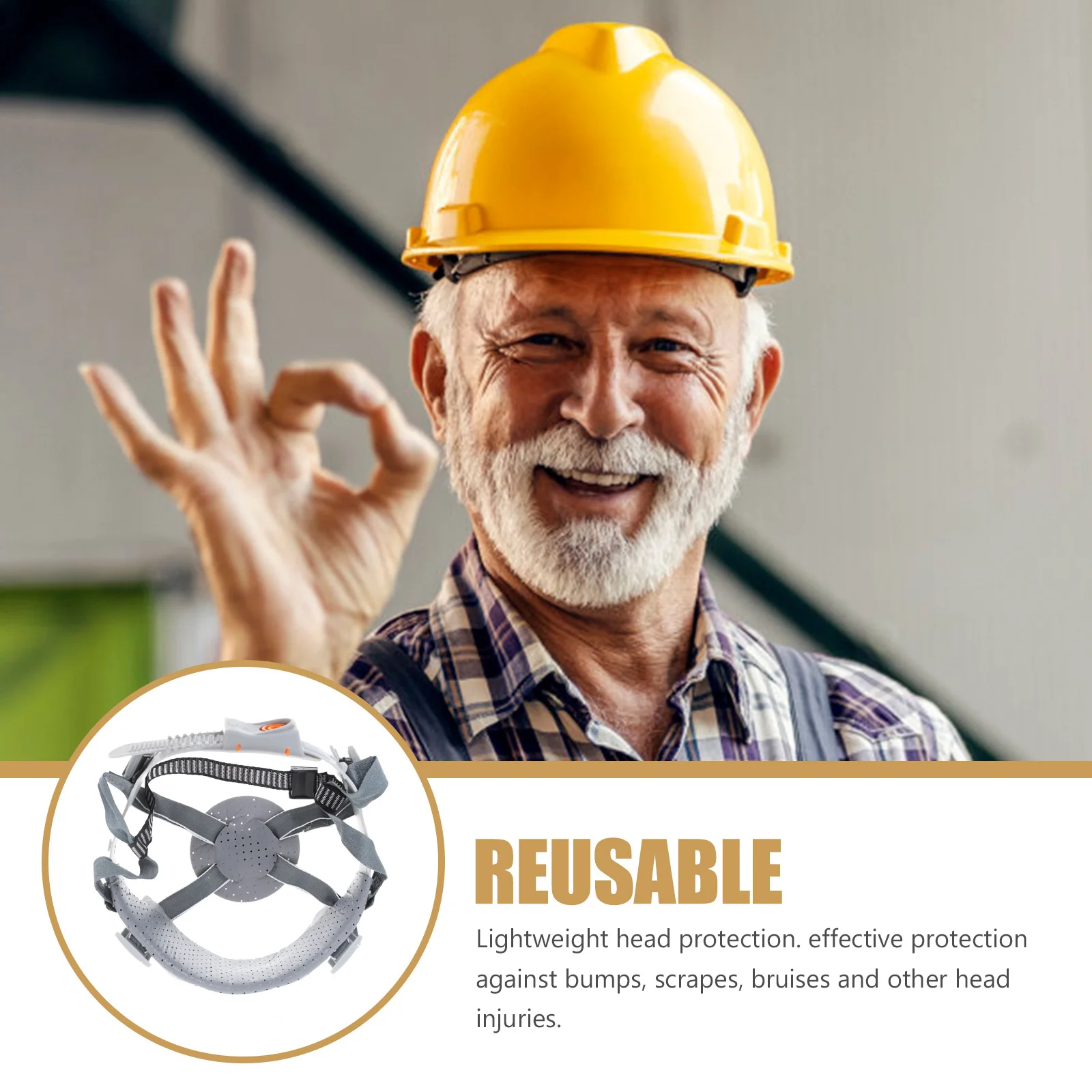 

2pcs Safety Insert Liner Lightweight Head Protection Bump Caps Insert For Hard Hat Universal Fit Construction Workers