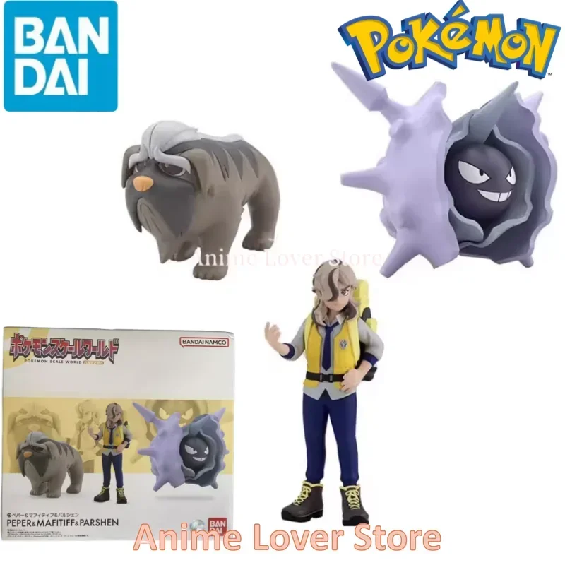 

Bandai Original Scale World POKEMON Paldea Region Arven Cloyster Mabosstiff Anime Figures Toys Gift Collectible Model Ornaments