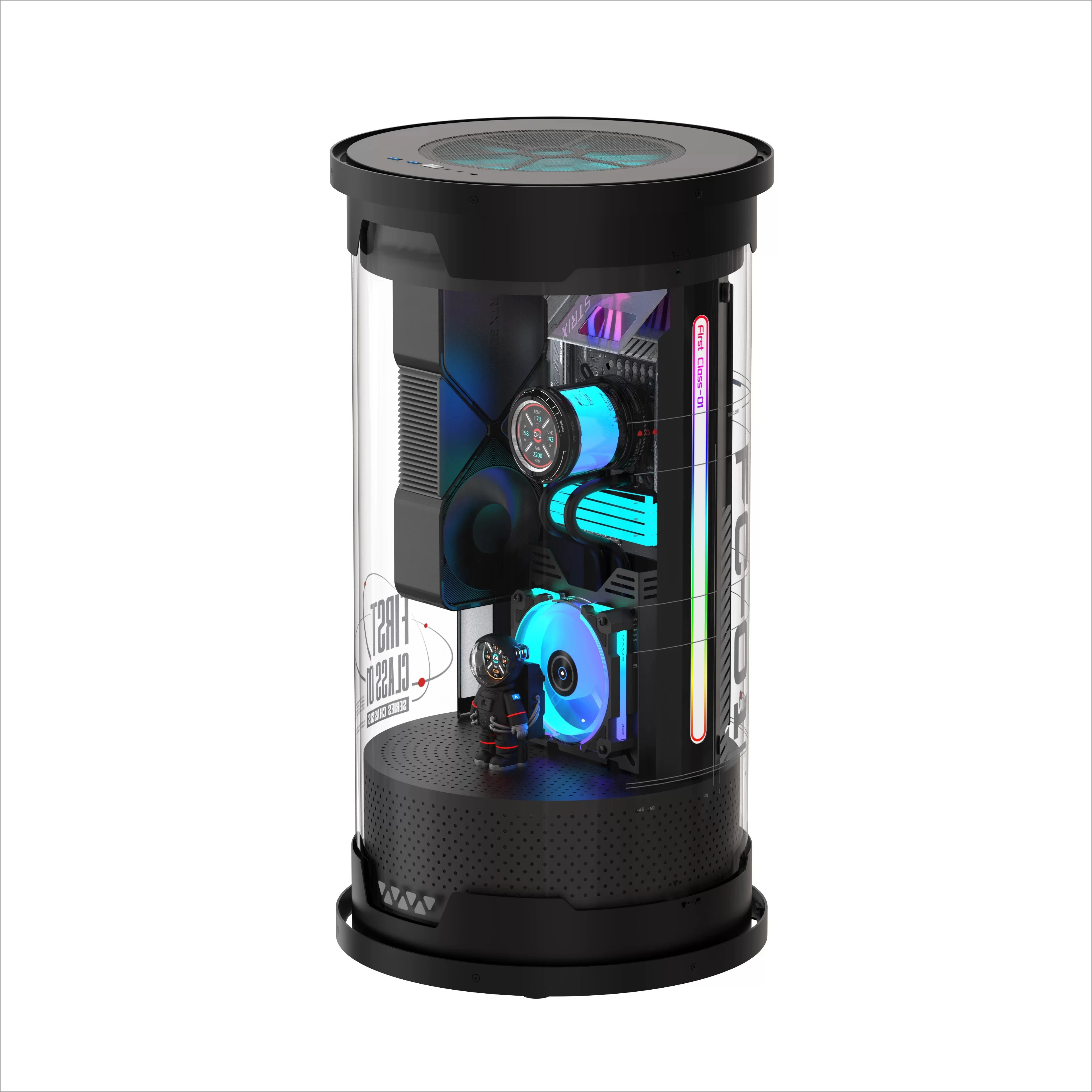 FC 01 Chassis futuristic design vision maximizes perfect desktop art