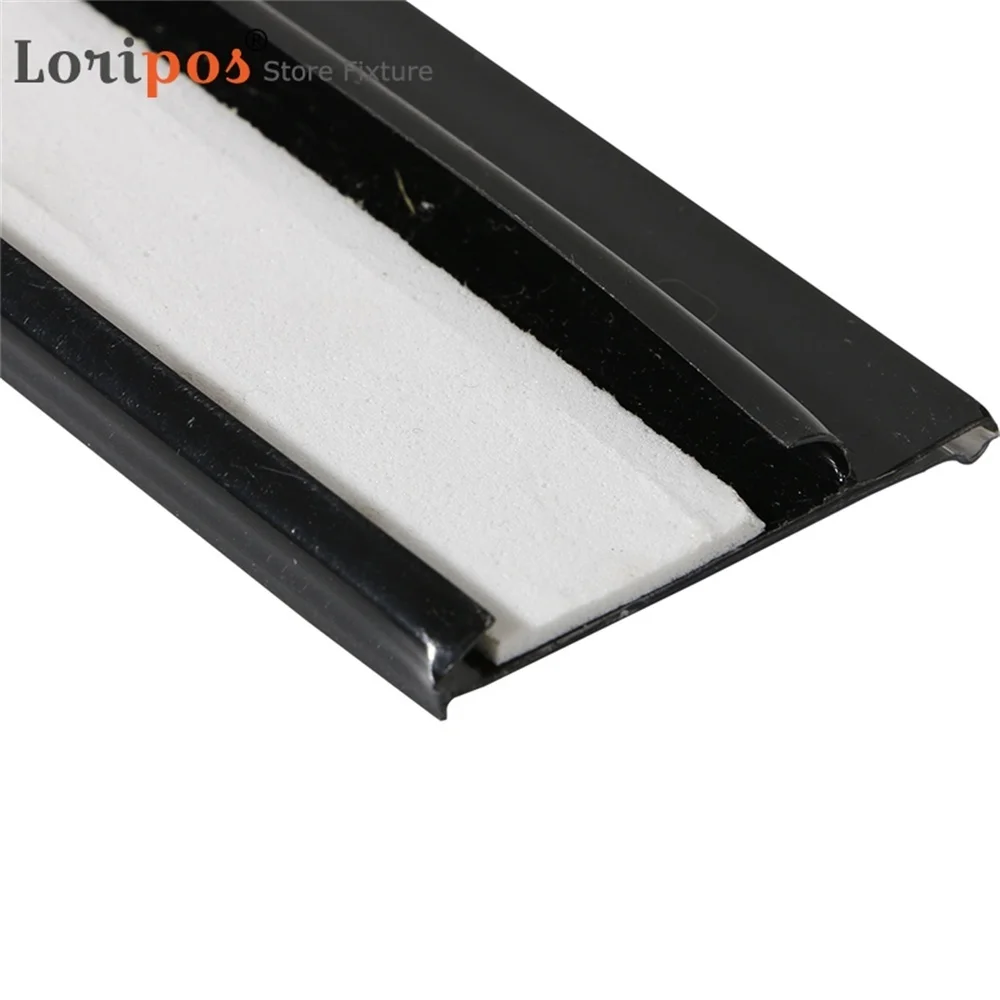 Bar Qr Code Scanning Cover Data Strip Label Holder For Supermarket Warehouse Shelf Edge Mounted