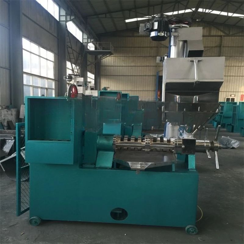 Automatic rapeseed spiral hydraulic oil press, new commercial hot and cold soybean peanut press equipment