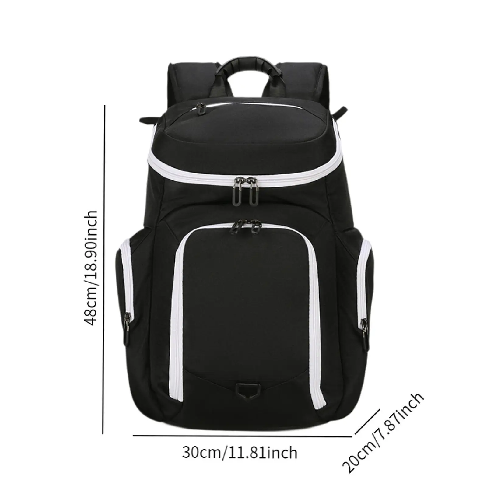 Basketball Backpack Basketball Bag with Ball Rack Swim Bag Oxford Cloth Ventilate for Men Women Equipment Bag for Volleyball