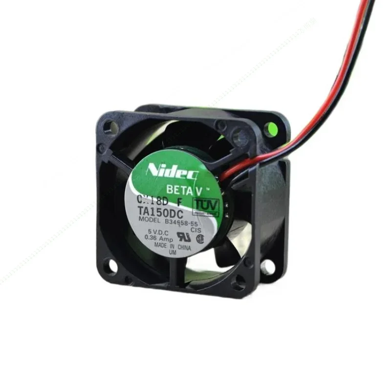 

W For NIDEC 4020 TA150 5V 0.36A B34658-55 4CM 4cm Switch Fan Kit