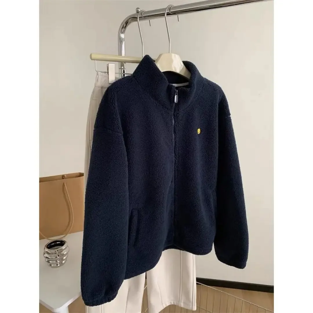 

Мужская толстовка с капюшоном Thiened на осень-зиму и воротником-стойкой, свободная теплая верхняя одежда, полиэфирное волокно, молодежный цвет Cleanfit