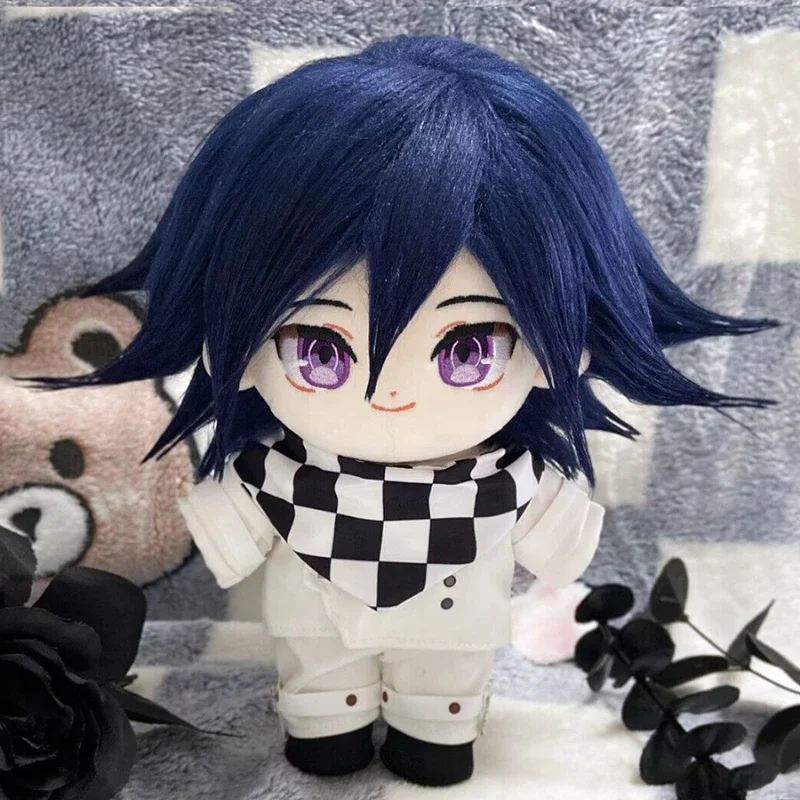 

Anime Game V3 Kokichi Oma Kawaii Cosplay 20cm Plush Stuffed Doll Dress Up Clothing Cartoon Plushies Outfit Toy Figures Fans Gift