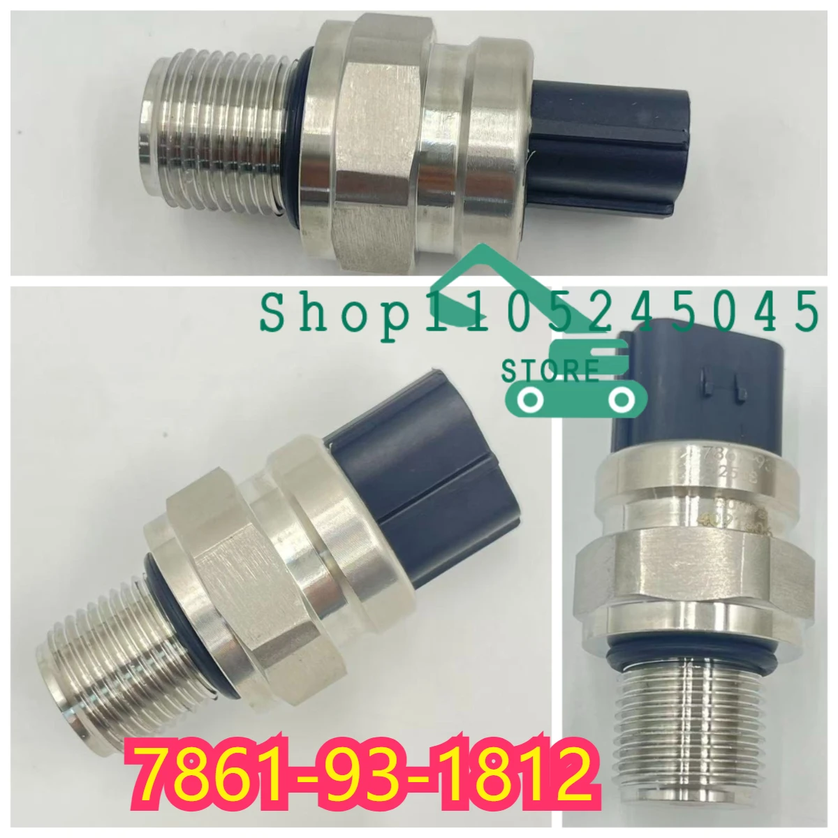 

7861-93-1812 7861931812 High Quality Pressure Sensor for PC70-8 PC200-8 PC210-8 PC240-8 PC300-8 PC350-8 PC800-8 Excavator