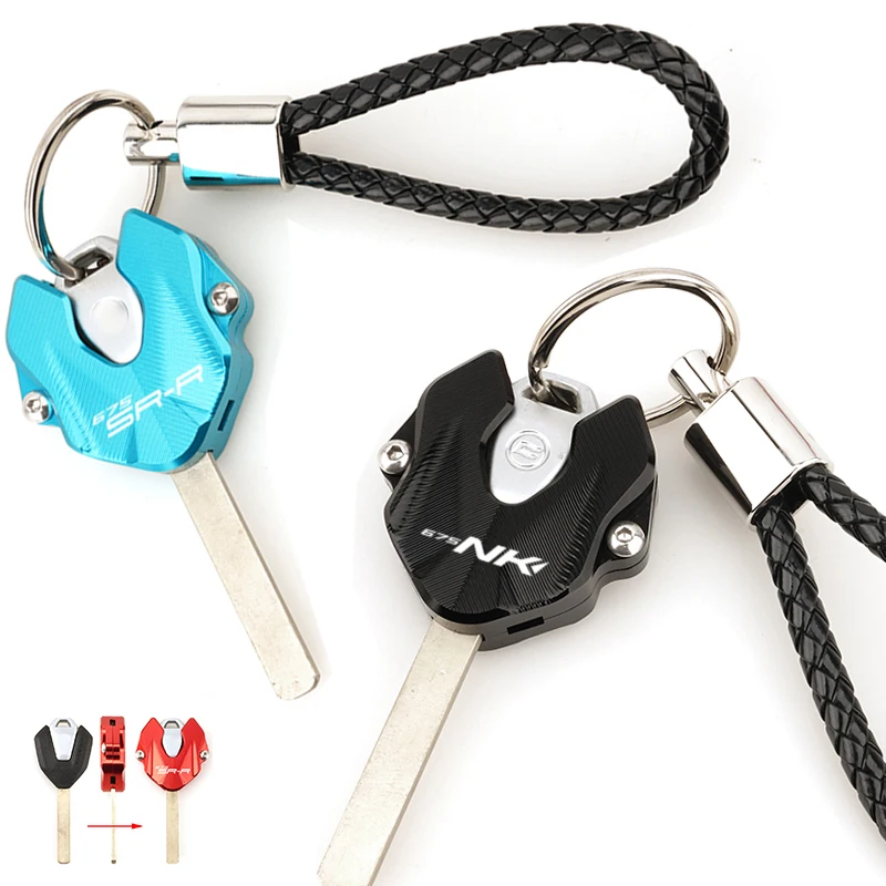 For CFMOTO CF 675SR 675NK 675sr-r 675 SR-R SS 2024-2025+ Accessories Motorcycle CNC Keychain Key Case Cover Shell & KeyRing