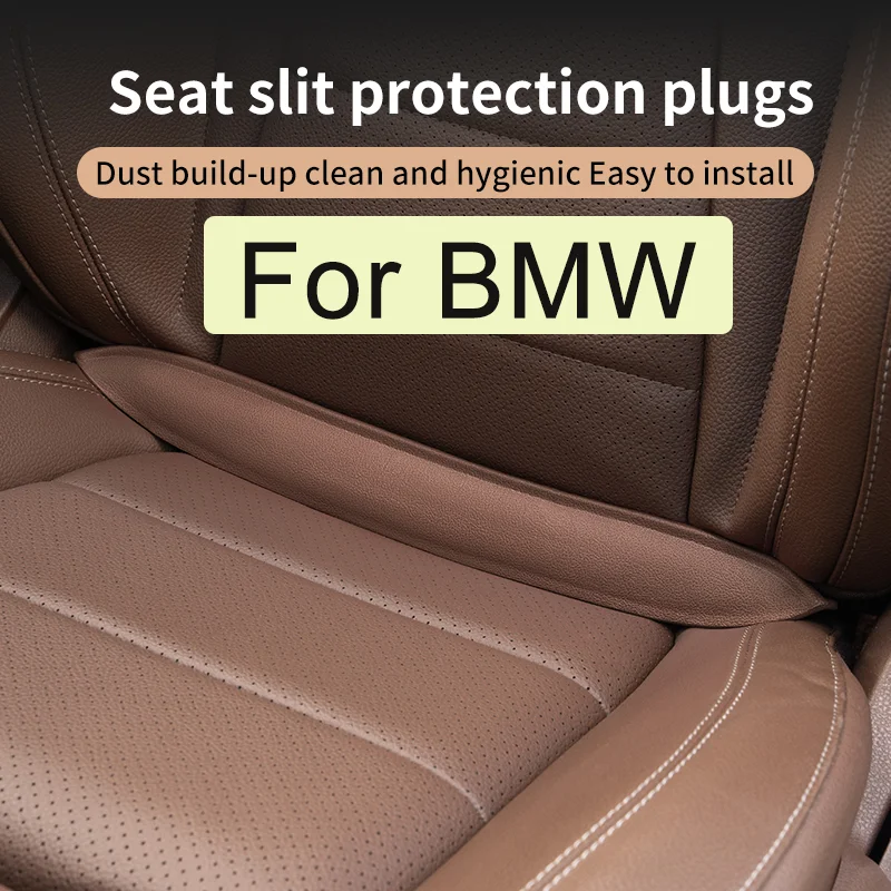 Enchufe de relleno de espacio de asiento de coche, bloqueador de tira de relleno de hendiduras de asiento de coche EVA elástico, evita caídas para BMW 1 2 3 Series X1 X2 X3 X5