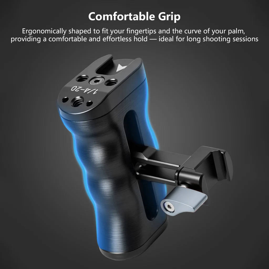 NATO-Schiene / 1/4-Zoll-Schraubseitengriff Ronin Gimbal DSLR Kamerakäfig Schnellklemmhalterung Monitorhalterung für Sony Canon Nikon – Detail 10