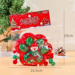Christmas Big Cat Paw Squishy Fidget Toy Cute Slow Rebound Stress Relief Toy Pinch Decompression Xmas Gift Cat Claw Squeeze Toy