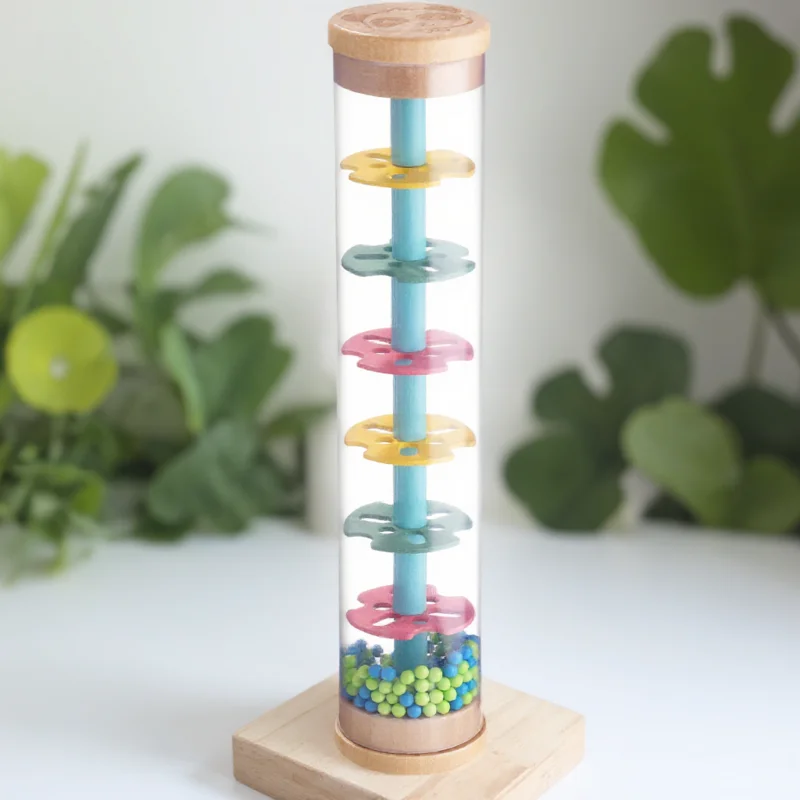 

1pc Rain Sound Tube Educational Musical For Kids Baby Soothing Cognitive Development Play Rain Stick Infant Learning
