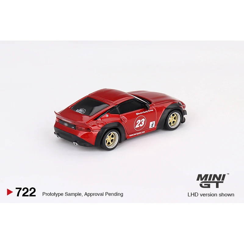 MINIGT 722 In Stock 1:64 Pandem Z Passion Red Diecast Diorama Car Model Collection Miniature Carros Toys