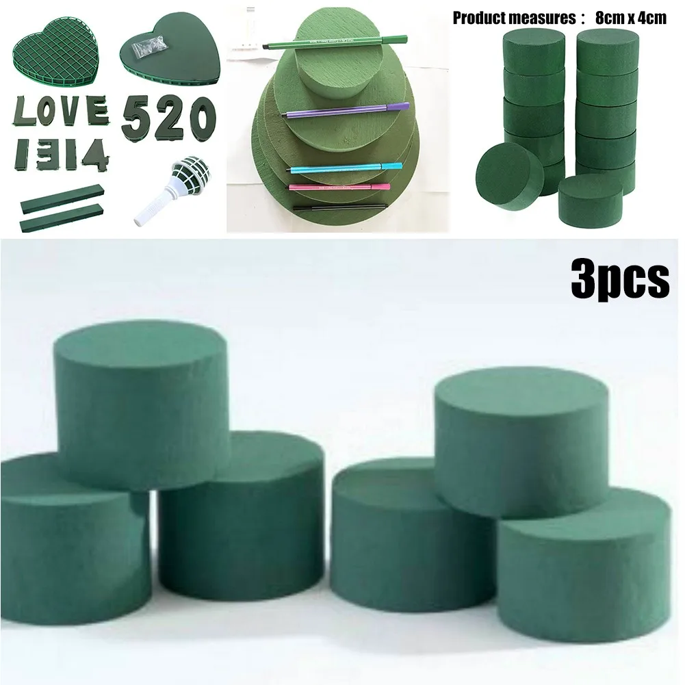 KIT Busa Bata Bunga Basah Toko Bunga Busa Segar Bagian Premium Profesional Pengganti Aksesoris Berguna Silinder