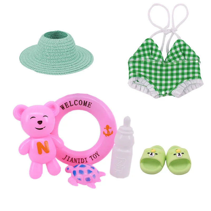 แฟชั่น 15-17 ซม.ชุดว่ายน้ําชุดสําหรับ Labubu ตุ๊กตาเสื้อกันหนาวเสื้อผ้าอุปกรณ์เสริม,ของเล่นของขวัญวันเกิด