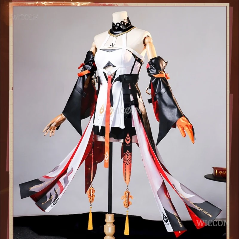 

Wuthering Waves Changli Косплей Костюм Аниме Женская Мода Платье Униформа Хэллоуин Рождественская Игра Вечеринка Наряд Индивидуальный