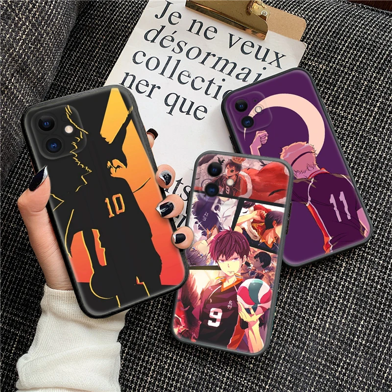 B13 Anime Haikyuu Attacks Soft Case for Redmi Note 11 11S 10 10T 10 Pro Max 10S 9T 9 9S 8 8T 7 Xiaomi Mi 11 11I 12 12X