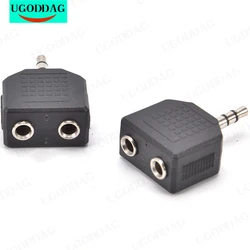 Earphone Audio 3.5mm Jack Male To Double AUX Female Headphone Y Splitter Adapter For Phone Microphone Speaker
