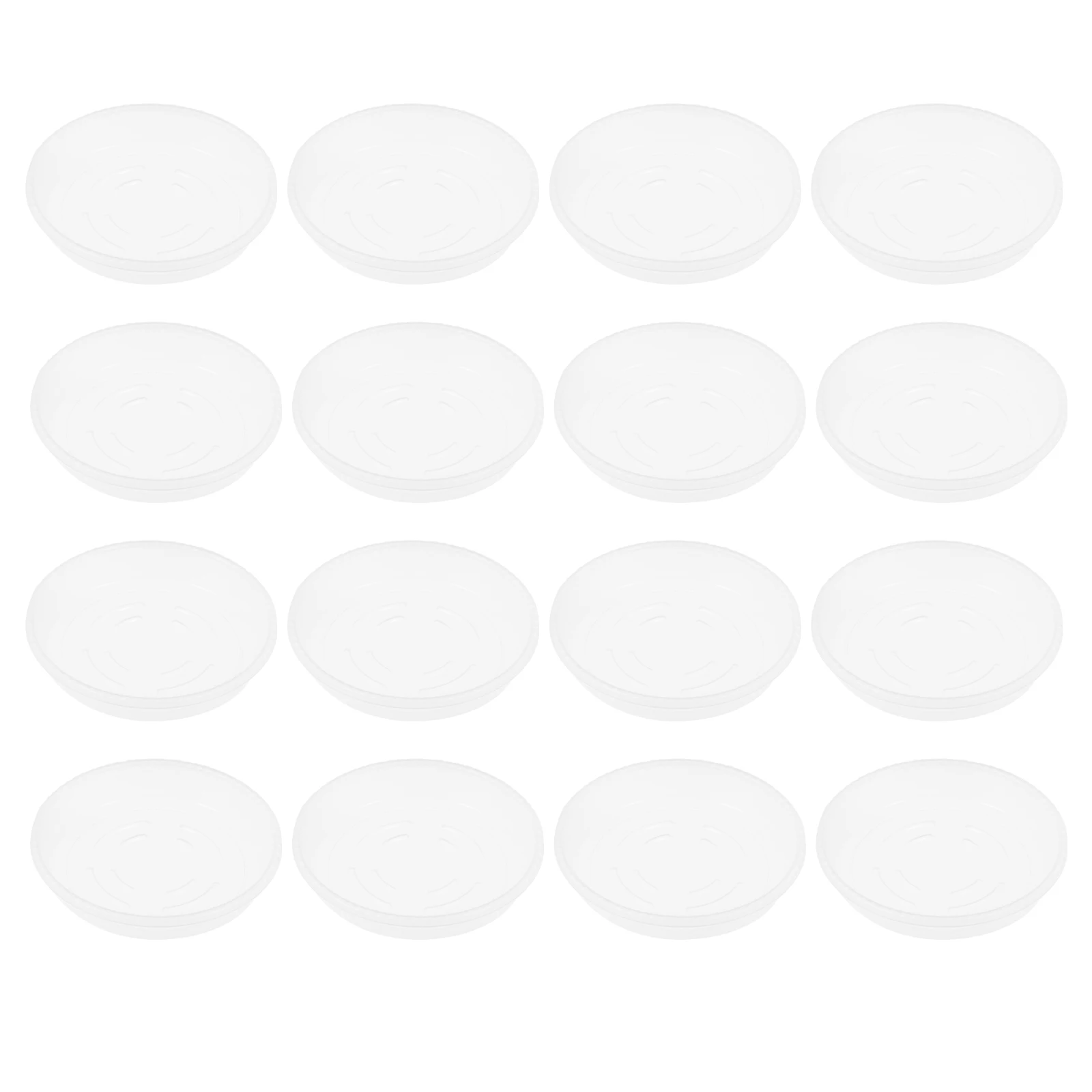 

30 Pcs Plastic Flowerpot Trays Durable Anti Fade Water Holding Garden Balcony Supplies Plant Pots Use
