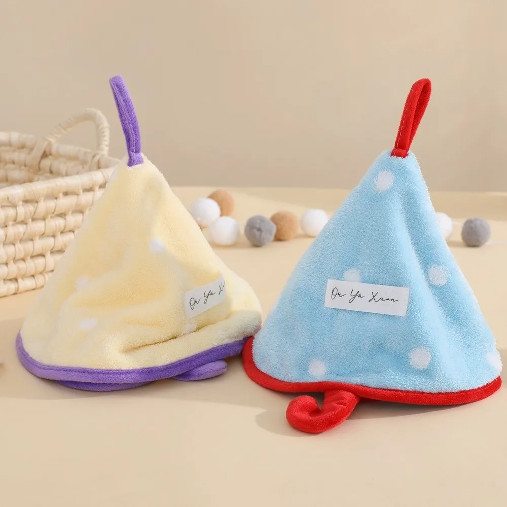 

2PCS/SET Super Absorbent Umbrella Hand Towel Thickened Hanging Mini Umbrella-shaped Towel Soft Portable Small Umbrella Towel