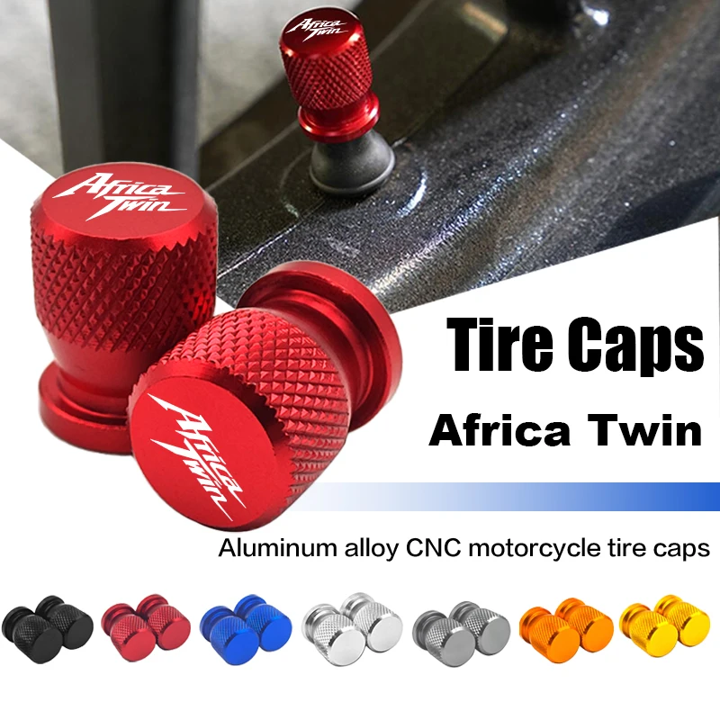 For HONDA Africa Twin CRF1000 CRF1000L CRF1100 XRV 750 XRV750  Motorcycle CNC Aluminum Wheel Tire Valve caps Airtight Covers