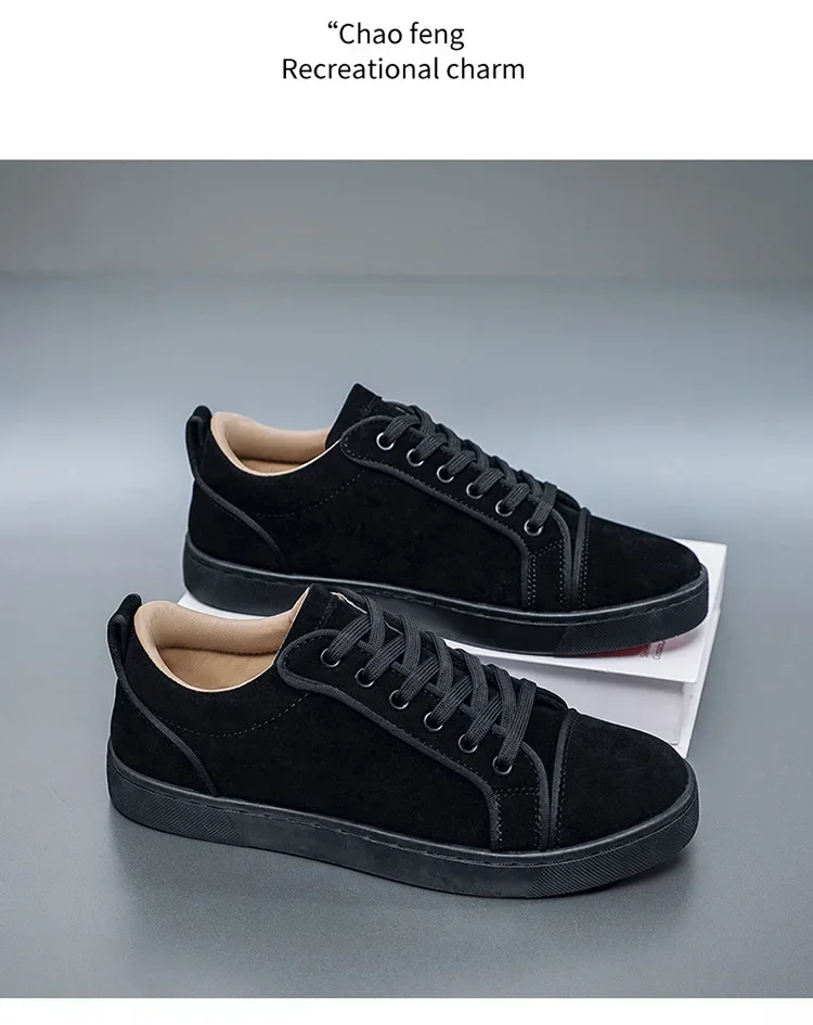 2026 New Spring Autumn Men's Board Shoes Versatile Men's Casual Single Shoes Anti Slip Sports Shoes