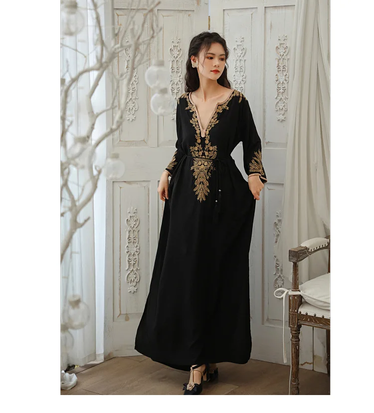 Eid Muslim Abaya for Women Party Dresses Jalabiya Ramadan Long Robe Saudi Arabic Morocco Dubai Abayas Kaftan Islam Vestidos