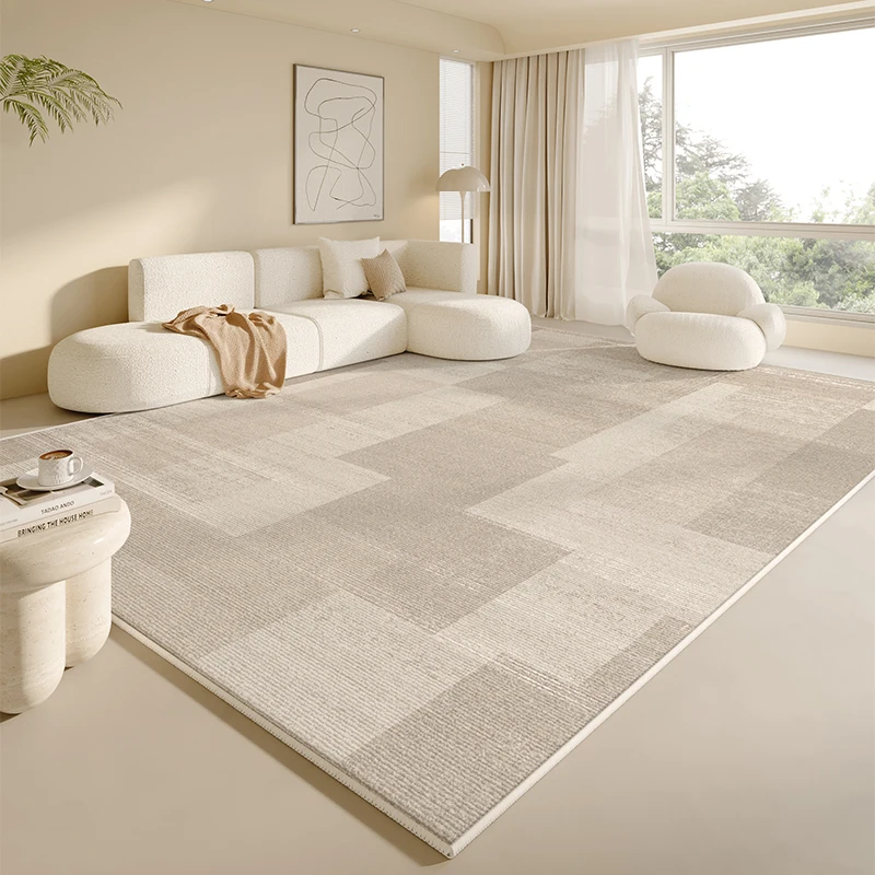 

Living Room 2024 New Cream Style Carpet Bedroom No Care Highend Light Luxury Carpets Sofa Coffee Table Non Slip Anti Fouling Rug