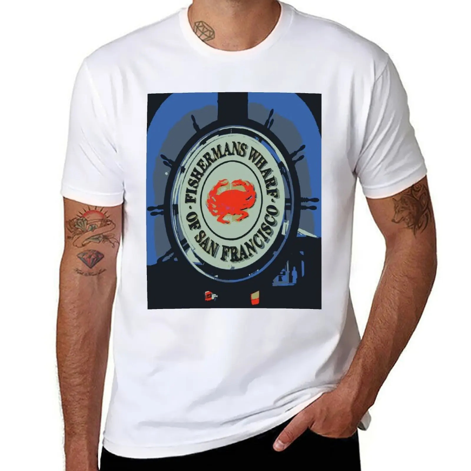 

Fisherman's Wharf T-Shirt t shirts cotton 100% anime t shirts for man T-Shirt