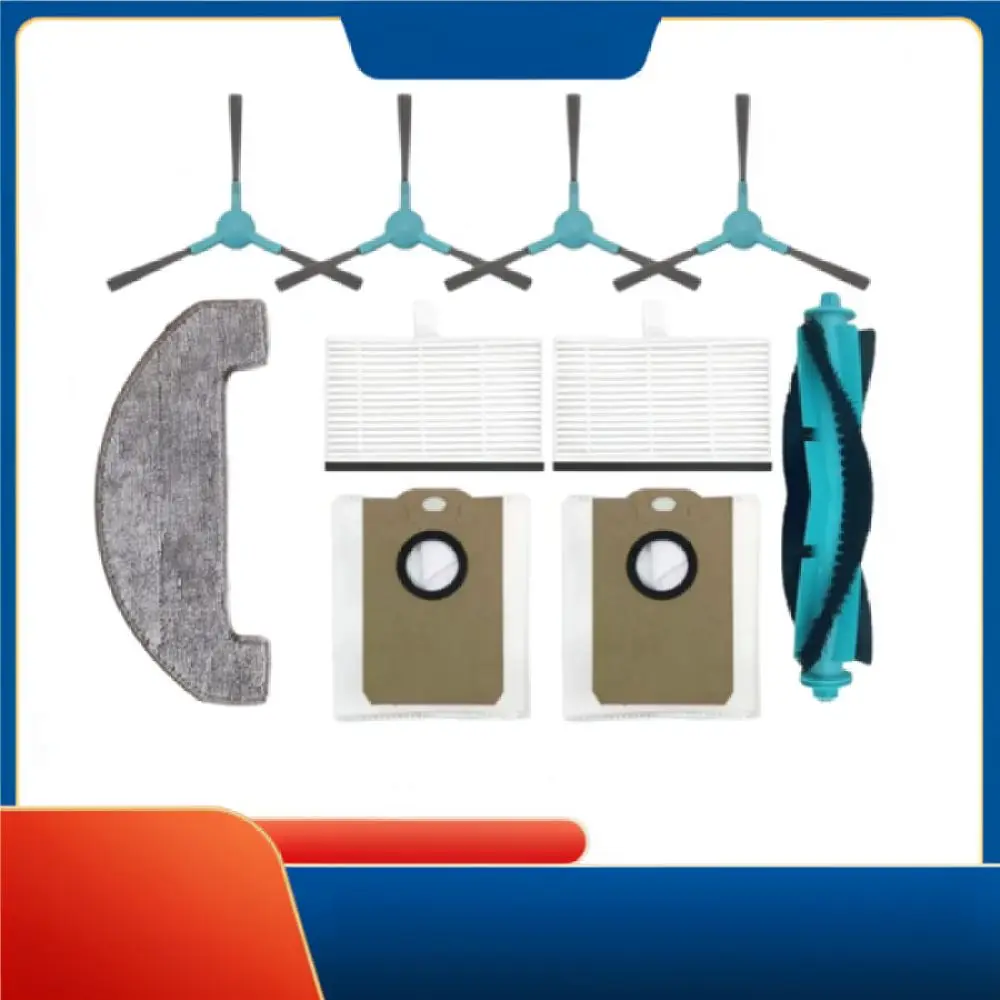 Replacement Parts For Ultenic T20 Pro Robot Vacuum Cleaner Accessories Main Brush Side Brush Filter Dust Bag Mop Cloth