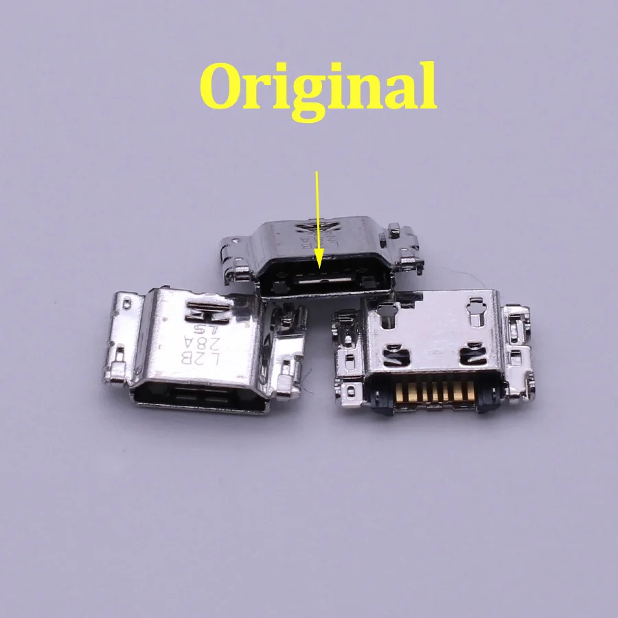 10pcs/lot Micro USB Charging Port Jack Connector For Samsung J5 SM-J500 J1 SM-J100 J100 J500 J5008 J500F J7 J700 J700F J7008