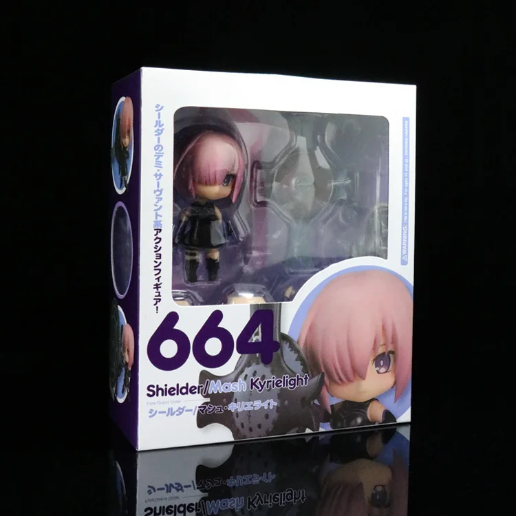 Fate Grand Order Figura Shielder Mash Kyrielight Fate Clay Figure 664# Mash Figure Doll Ornament