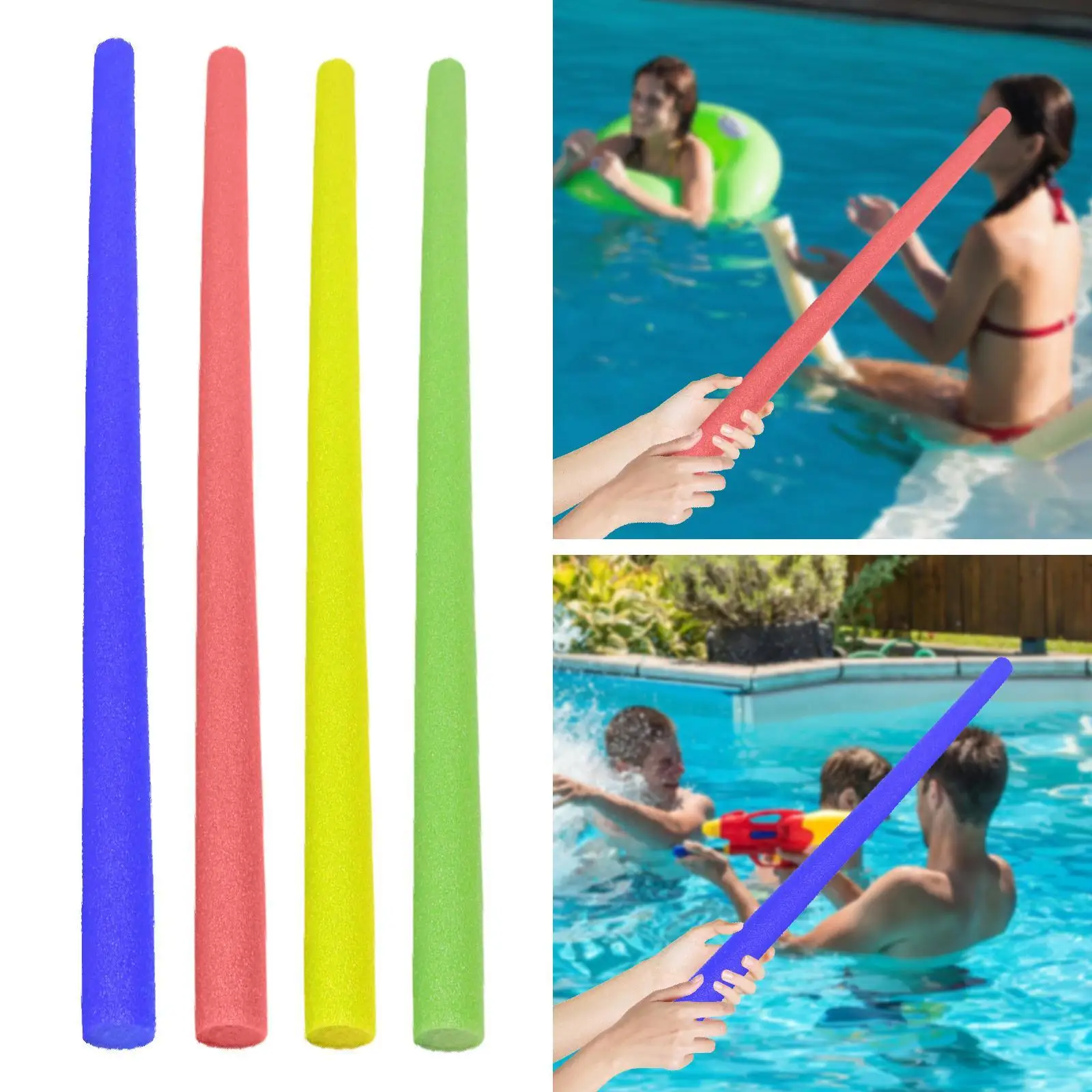 لعبة حمام السباحة المعكرونة العائمة بطول 59 بوصة للبالغين والأطفال DIY #3