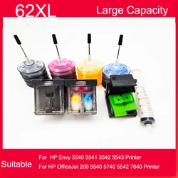 einkshop For hp 62 HP 62 Xl Ink Cartridge For HP Envy 5540 5640 7640 5646 5541 5740 5742 5745 200 250 Printer