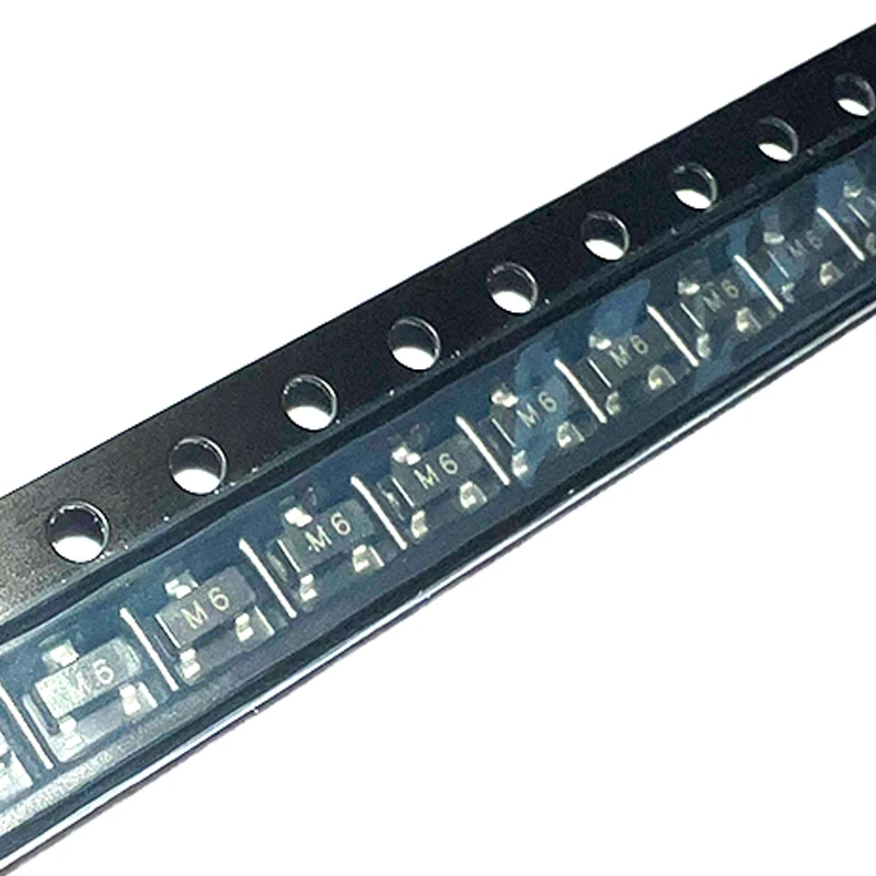 

100pcs 2SA812 SMD Transistor SOT-23 package silk screen M6 0.1A/50V PNP