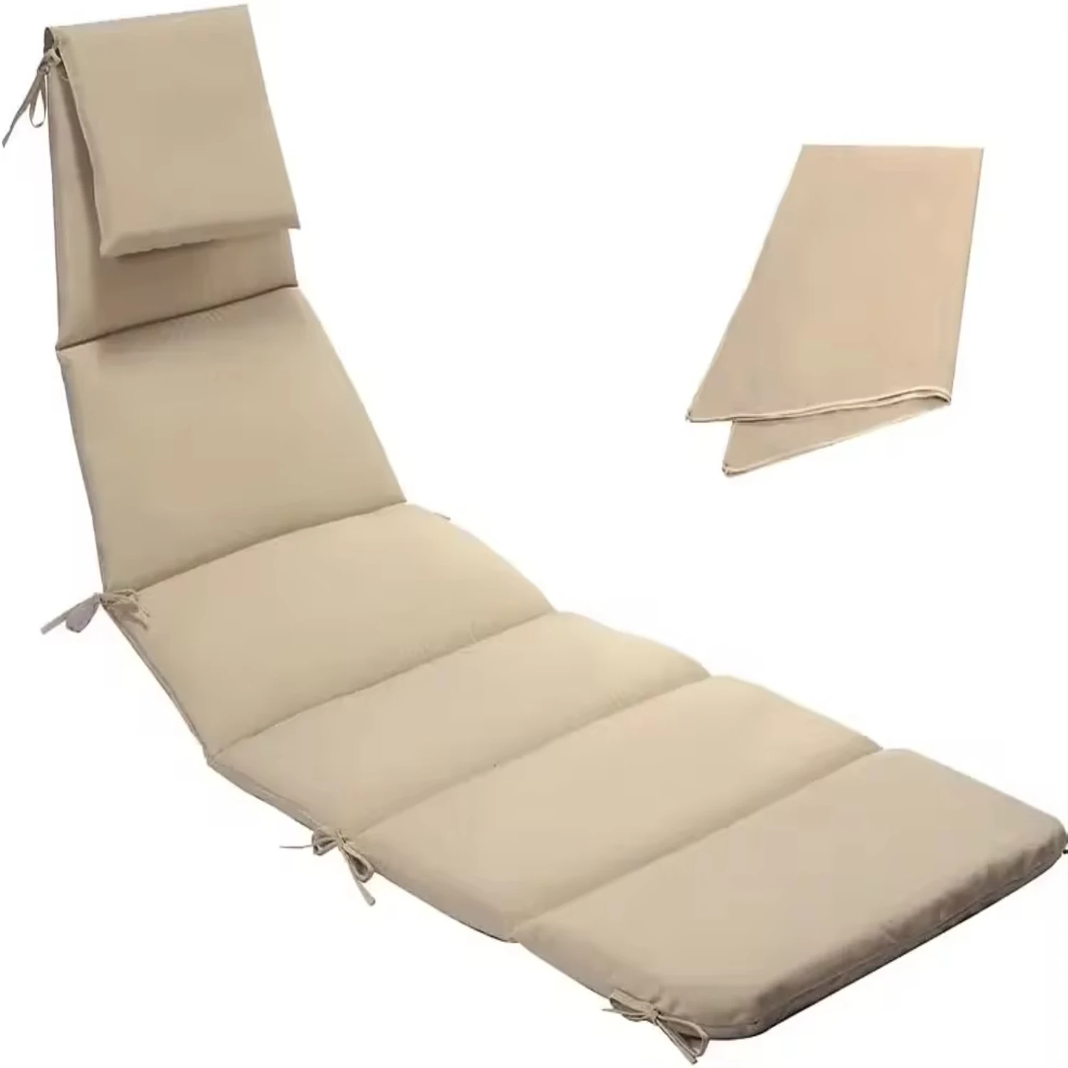 

Replacement Cushion and Umbrella Outdoor Hanging Lounge Chair Chaise Hanging Hammock Chair (Khaki/Green/Rust)