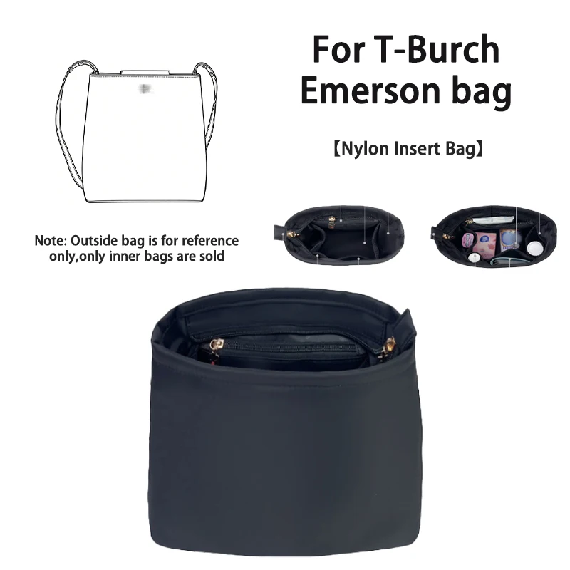 

Стректурованная нейлоновая вставка EverToner для сумки T-Burch Emerson, дорожная сумка для хранения косметики