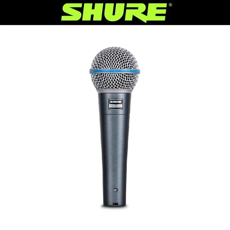 Micrófono con Cable Shure BETA 58A, Micrófono Dinámico Portátil para Actuaciones en Vivo, Fiestas, Voz, Karaoke, Micrófono de Escenario Beta 58a