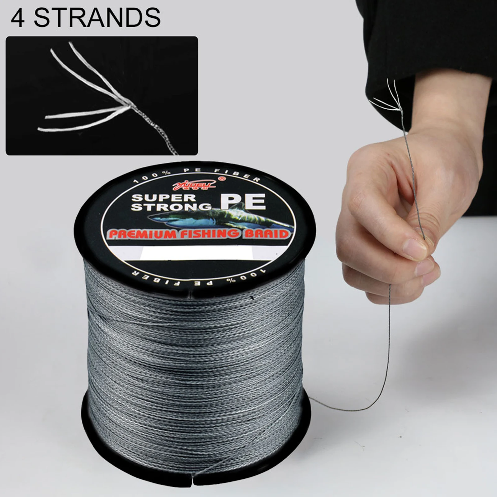 Línea de pesca trenzada FREE FISHER PE para agua salada y dulce