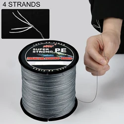 Línea de pesca trenzada FREE FISHER PE para agua salada y dulce