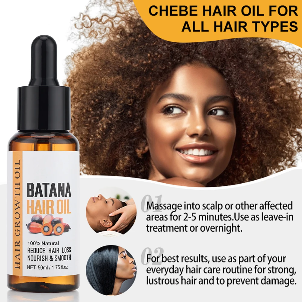 

100ml Batana Oil Anti-Hair Loss Essence Natural Plant Extract Repair Damaged Hair Growth Oil Scalp Treatment For Men Women