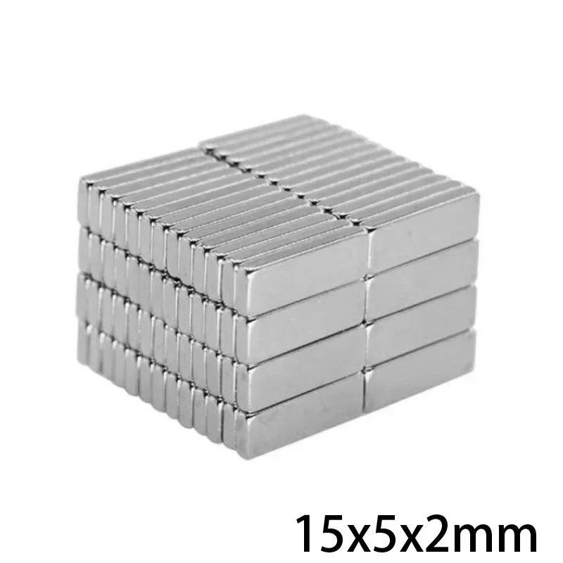 N52 15x5x2 Block Super Strong Magnetic Magnets 15mm*5mm*2mm Permanent Neodymium Magnet 15x5x2mm N52 15*5*2