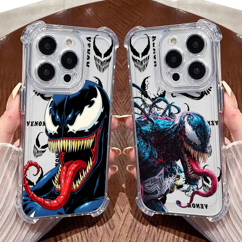 

Venoms Logo Cool Silicon Case For Xiaomi 17T Pro 5G 15T 12T 15 F7 Ultra POCO F7 M7 X3 X4 X5 X7 X8 Pro Max Soft Clear Phone Cover