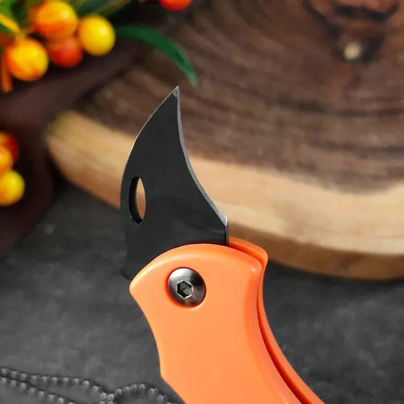 2025 جديد في الهواء الطلق سكين للفرد EDC مفتاح الثعلب مخلب صندوق القاطع قلادة سكين التخييم المحمولة الدفاع عن النفس سكين جيب