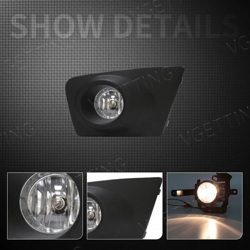 Led Fog Light Foglamps For Mitsubishi Triton/L200 2009 2010 2011 2012 2013 Front Bumper Auto Driving Daylight Accessories
