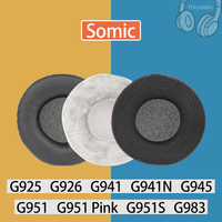 Universal Earpads for Somic G941 G941N Headphones Replacement G925 G926 G945 Ear Cushions G951 Pink G951S G983 Headset Pad Cover