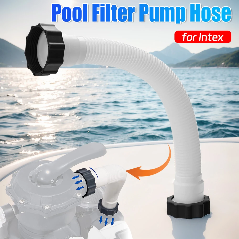 11535 Pool Pump Hose 16 Inch Salt Water Pump Hoses for Intex Pool Sand Filter Pumps Saltwater Systems for Intex Pool Accessories