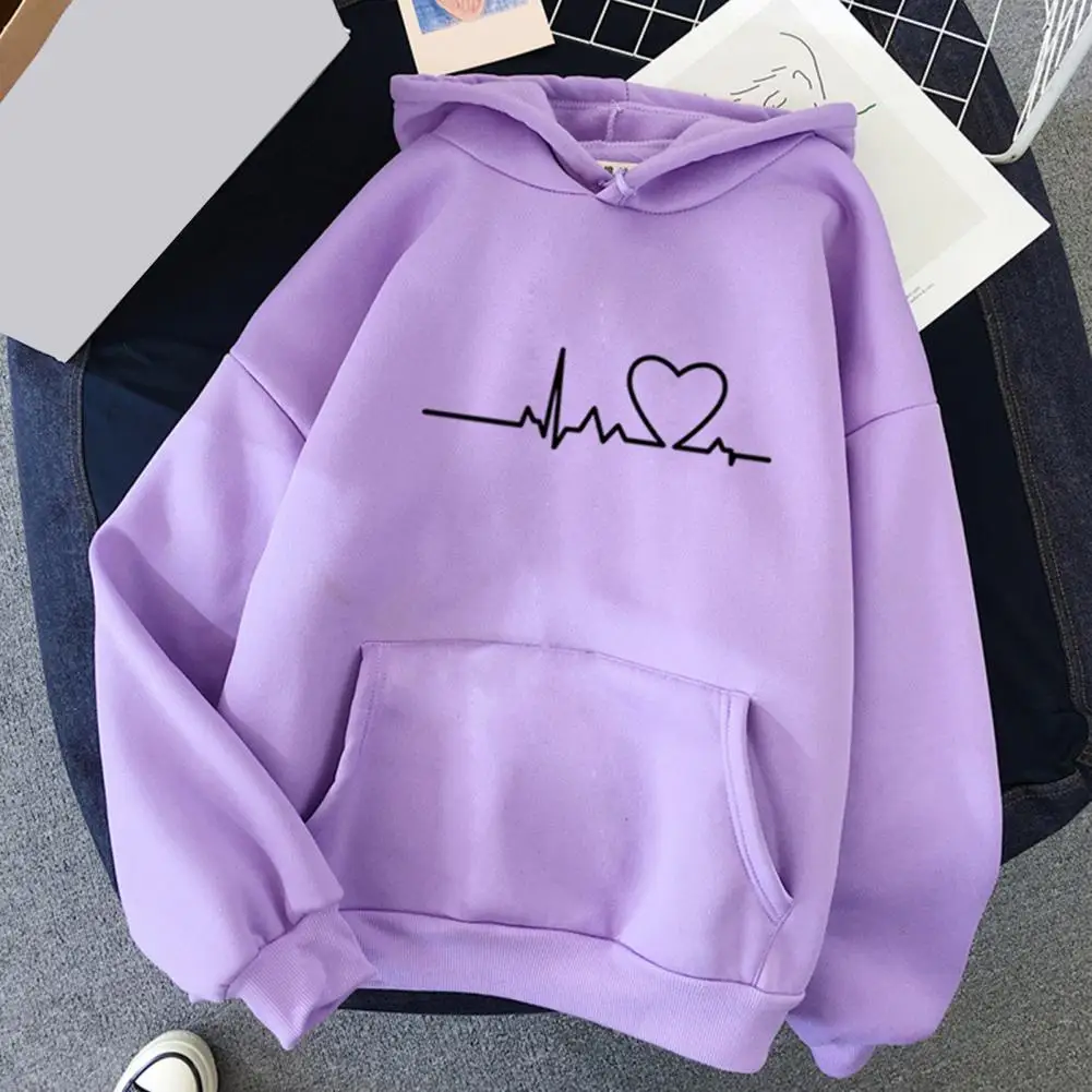 Women Fleece Lined Oversized Hoodie Thermal Drawstring Long Sleeve Thickened Pullover Fall Winter Casual Warm Sweatshirt