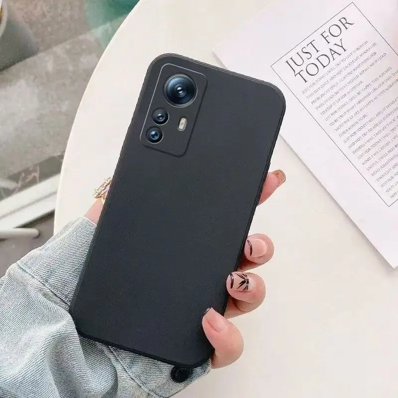 Original Kamera Schutz Flüssigkeit Silikon Haut Fell Fall Für Xiaomi Mi 12 12s 12x 12T Pro mi 12 lite Abdeckung Fall