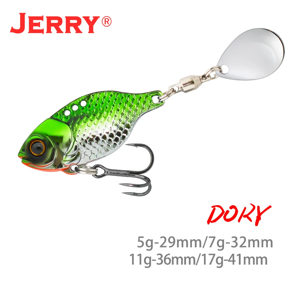 

Jerry Dory Metal Blade VIB Tengsten Vibration Spinning Fishing Lures Colorado Saltwater Freshwater Bait Wholesale