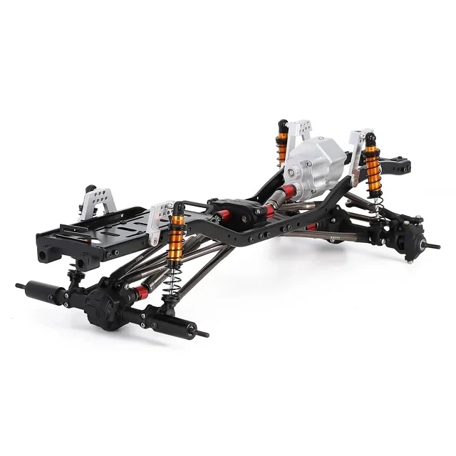 

RCGOFOLLOW Aluminum Alloy Strong Car Frame Strong Chassis Frame For 1/10 Rc Car Frame Axial SCX10 RC Car Part RC Car Accessories